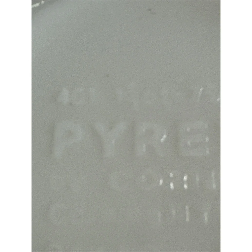 Vintage Pyrex Butterfly Gold 401 402 Nesting Mixing Bowl Set White Milk Glass